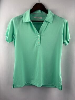 Women’s Pebble Beach Medium Seafoam Green Sports Polo